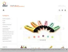 Tablet Screenshot of gamat.pl